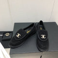 Chanel Moccasins Black Denim 40mm