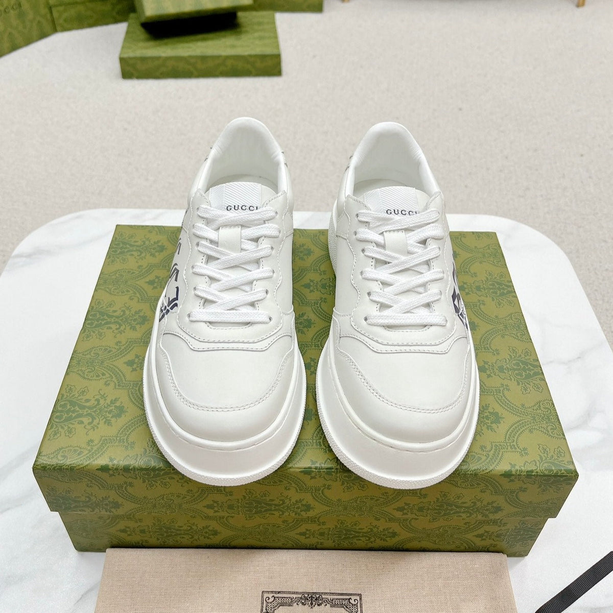 Gucci Trainer White Calfskin