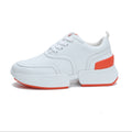 Hermes Giga Sneaker in White Stitched Mesh and Calfskin