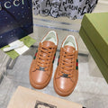 Gucci Ace Supreme Trainer Tawny Calfskin