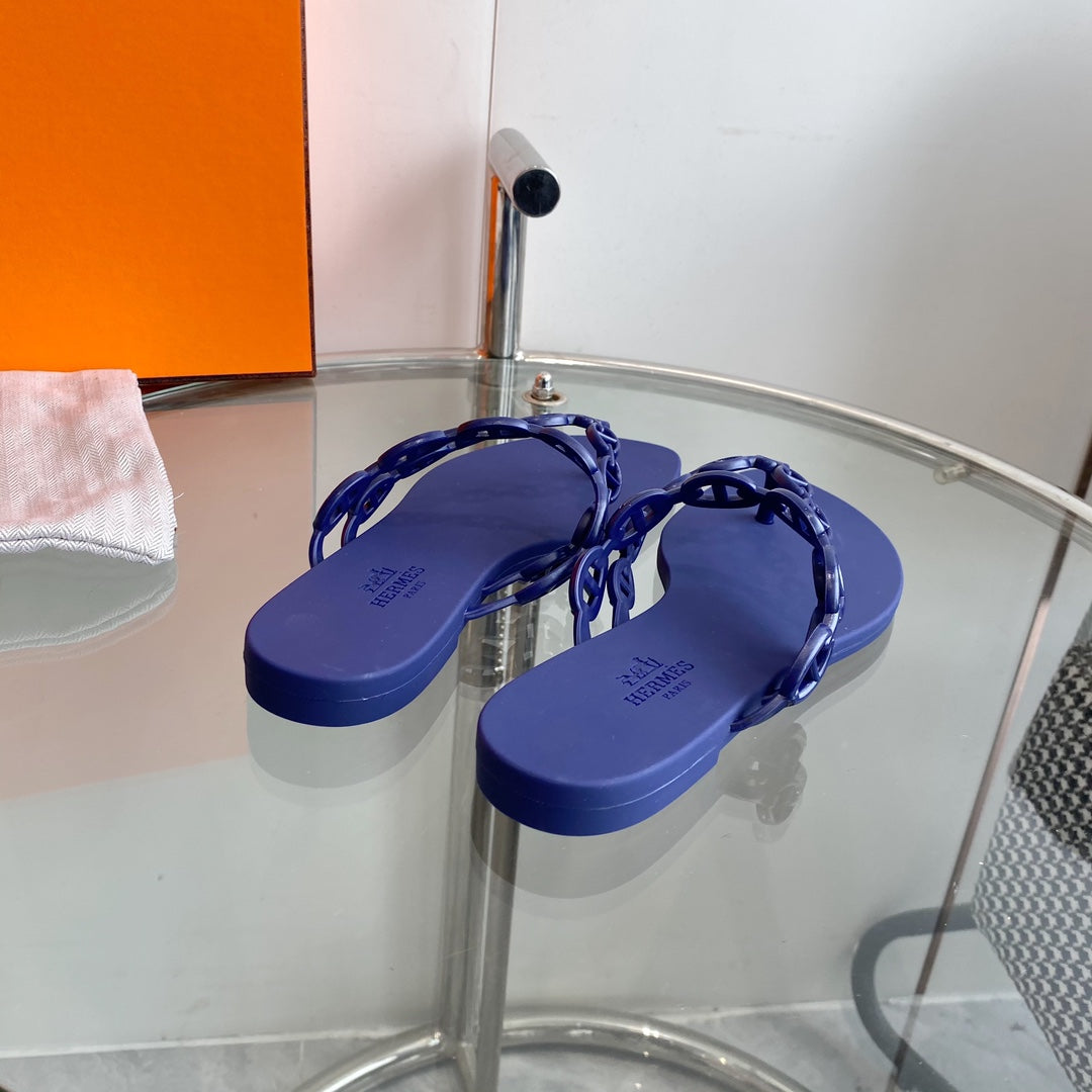 Hermes Island Sandal Berry Pvc Waterproof