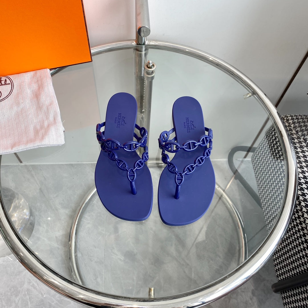 Hermes Island Sandal Berry Pvc Waterproof