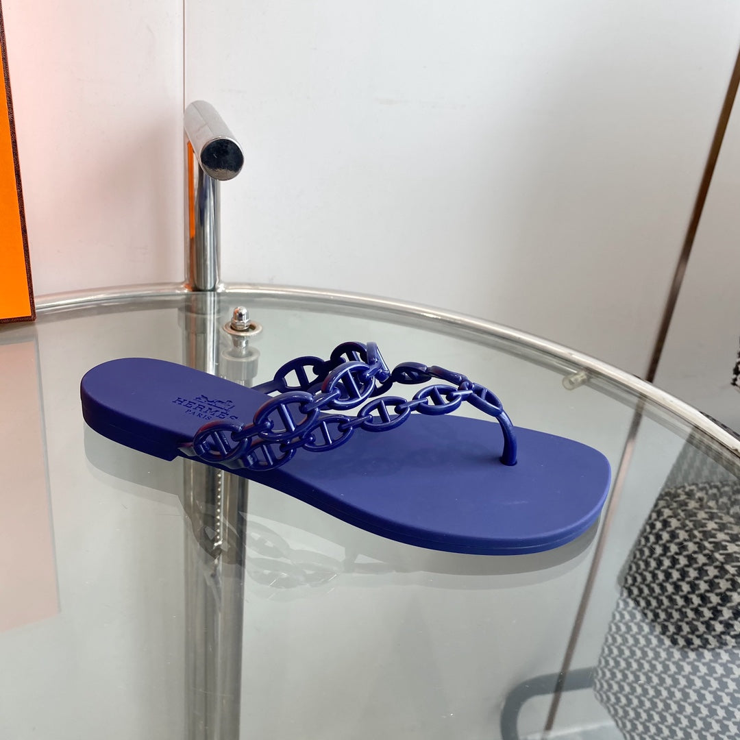 Hermes Island Sandal Berry Pvc Waterproof