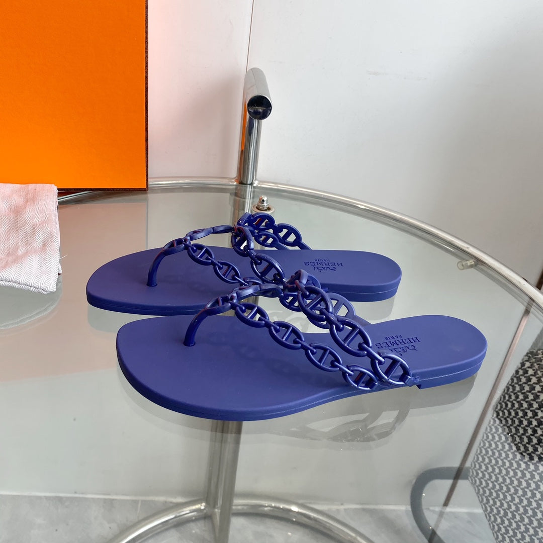 Hermes Island Sandal Berry Pvc Waterproof