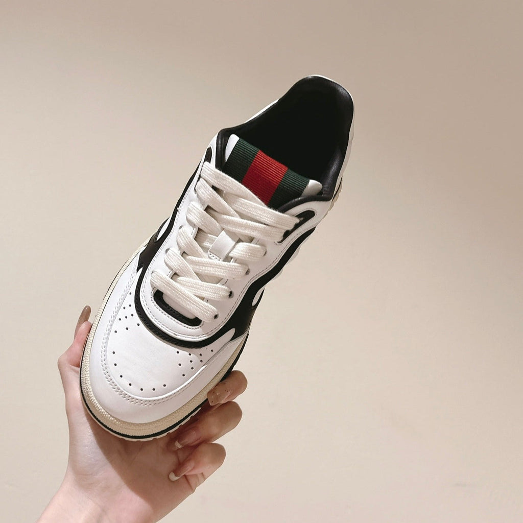 Gucci Retro Sneakers White Black