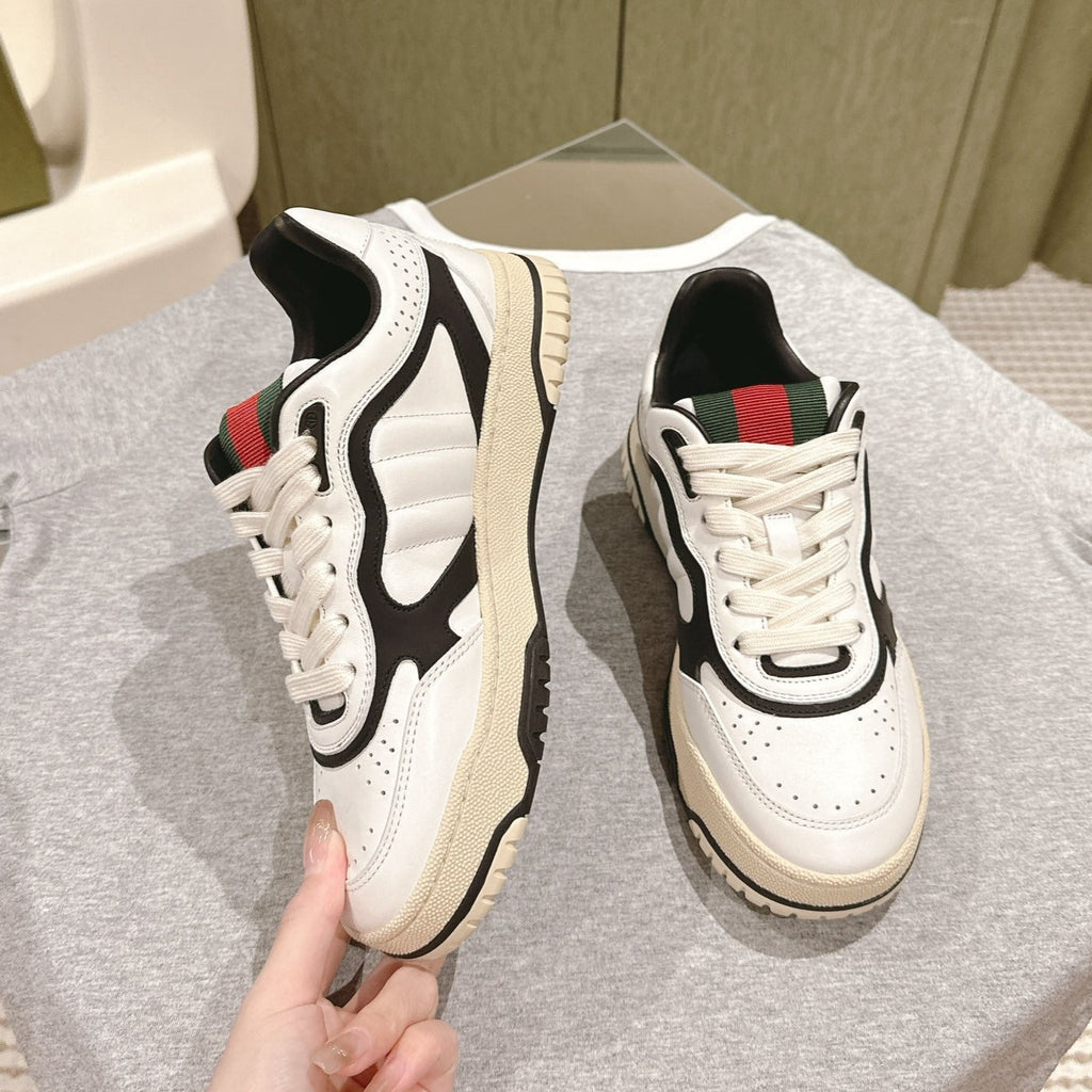 Gucci Retro Sneakers White Black