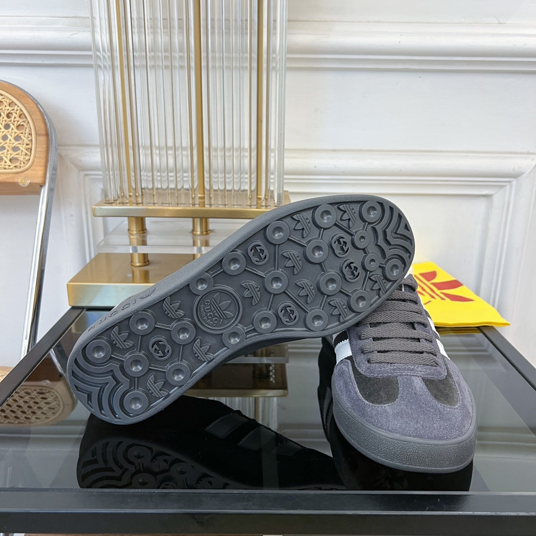 Gucci & Adidas Gazelle Sneaker Black Velvet