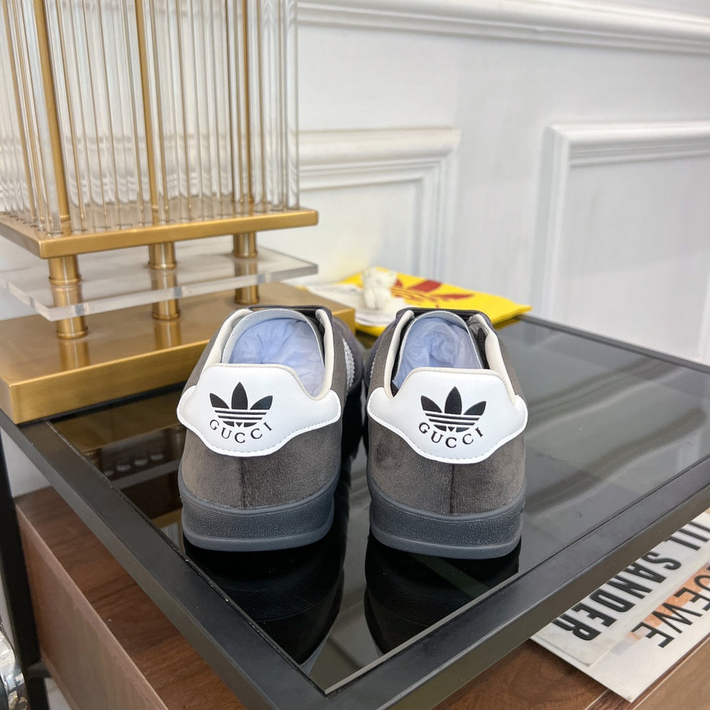 Gucci & Adidas Gazelle Sneaker Black Velvet