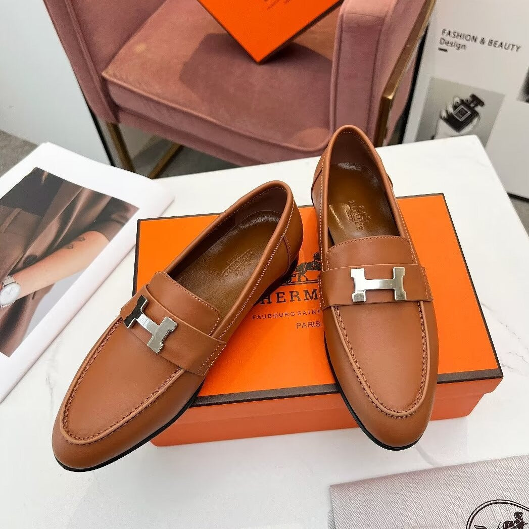 Hermes Paris Loafer Tawny Calfskin
