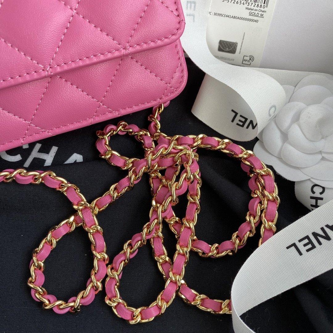 Chanel Wallet On Chain Pink