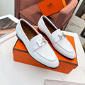 Hermes Paris Loafer Snow Calfskin