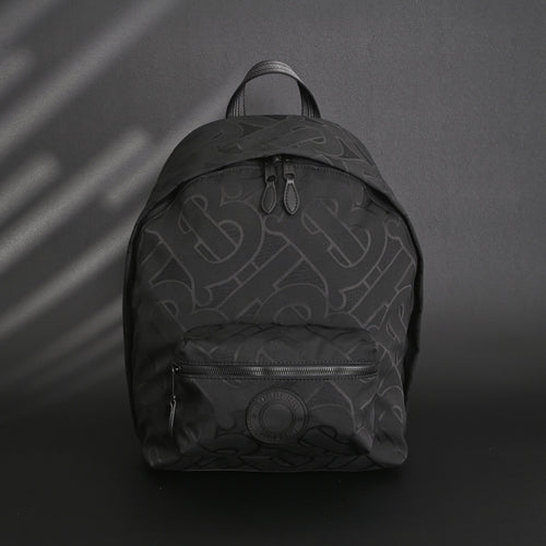 Burberry Monogram Black Nylon Backpack