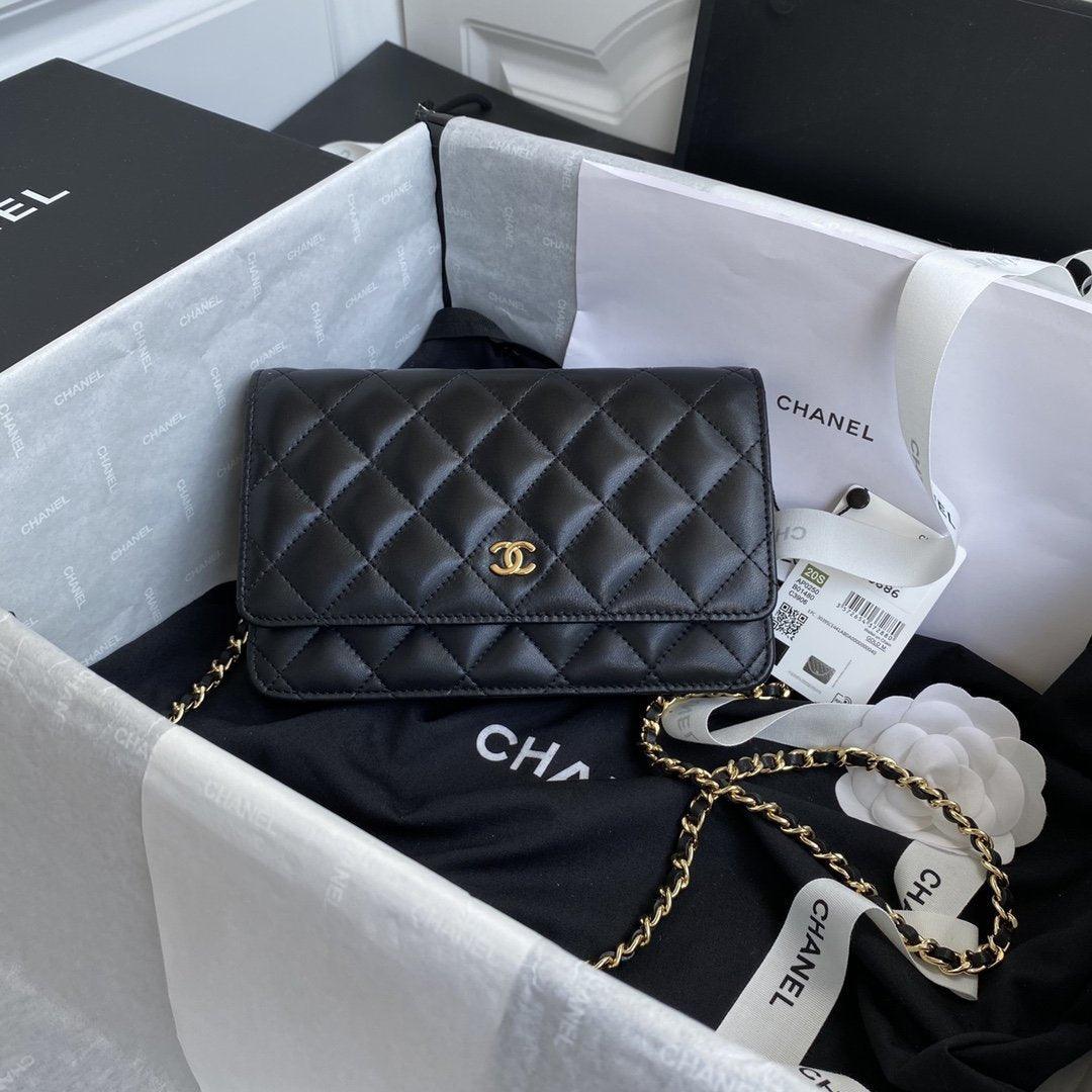 Chanel Wallet On Chain WOC Black Lambskin - Classic Black
