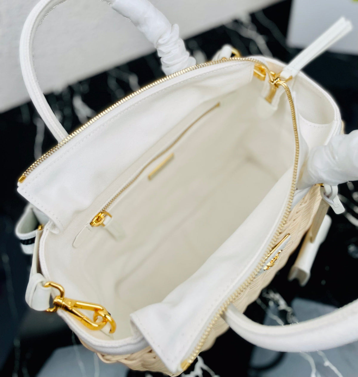Prada Bucket Handle Bag 1BG835 02 - Beige