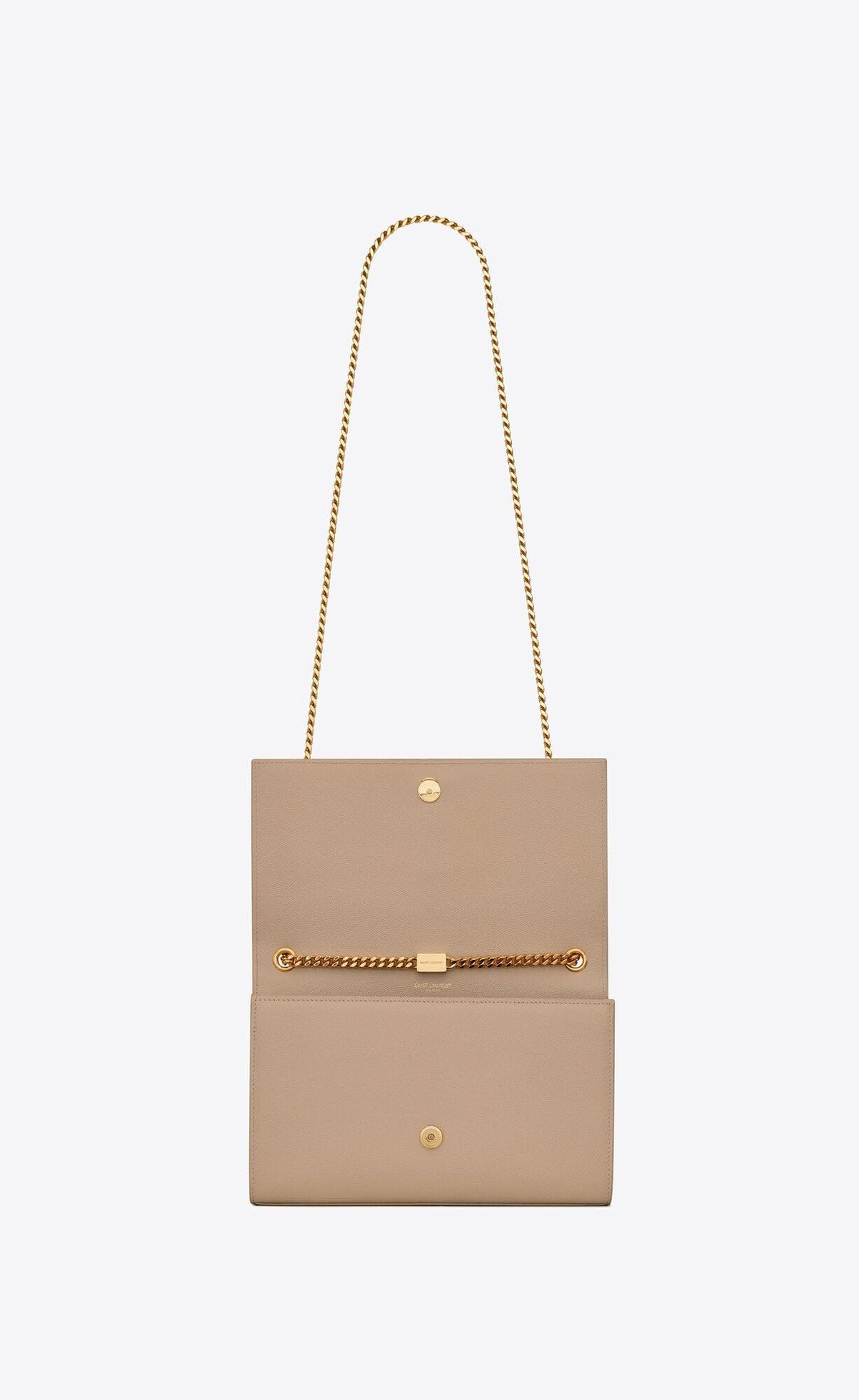 YSL Kate Medium Chain Bag in Grain De Poudre Embossed Leather