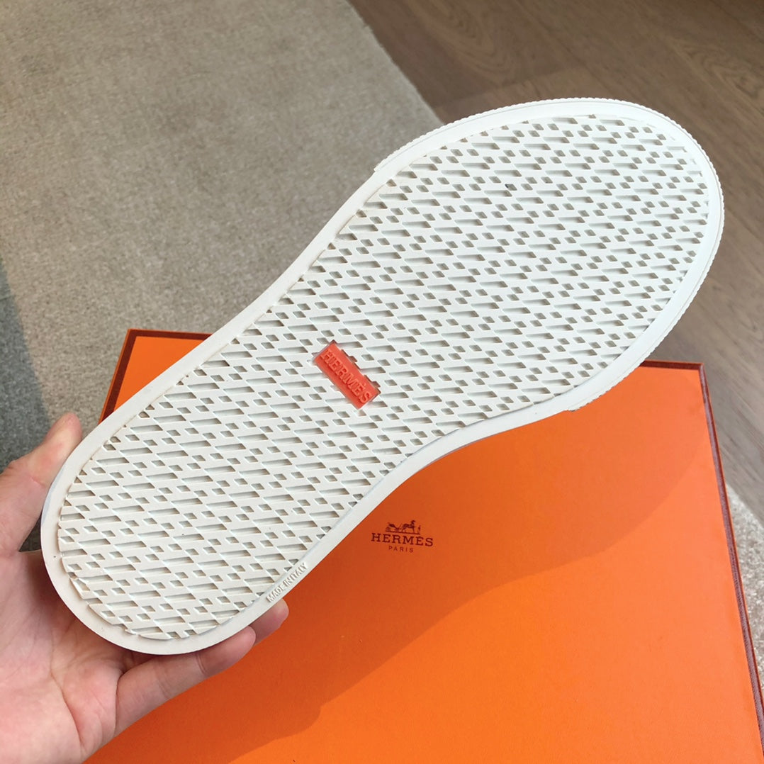 Hermes Game Slip-On Sneaker Light Penny Suede