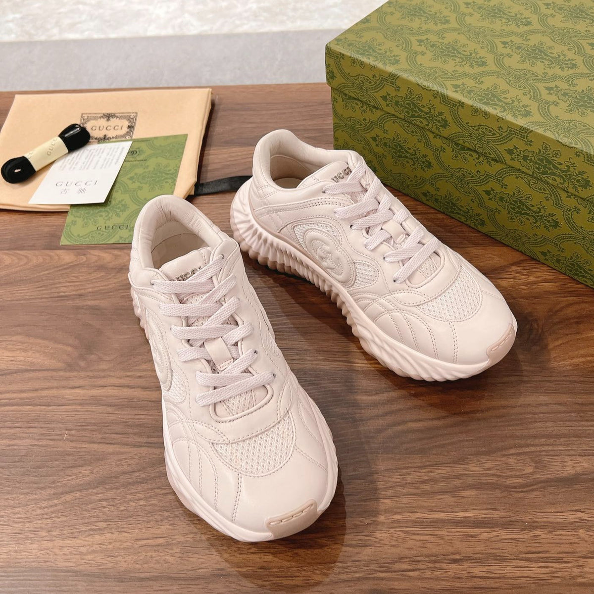 Gucci Ripple Sneaker Jasmine Cream