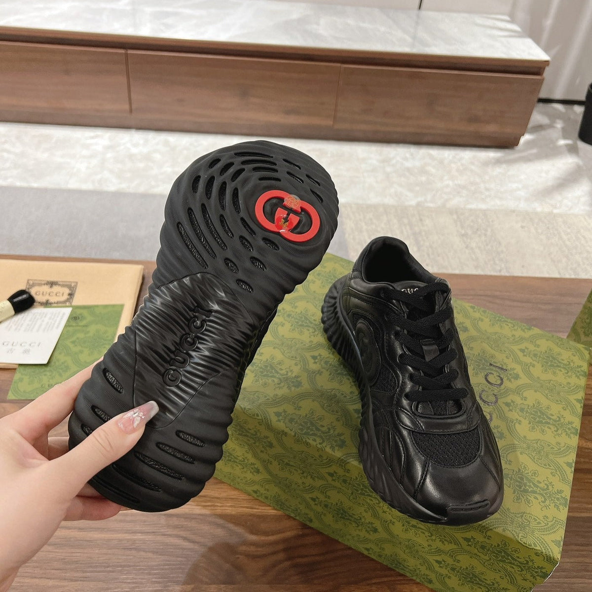 Gucci Ripple Sneaker Black