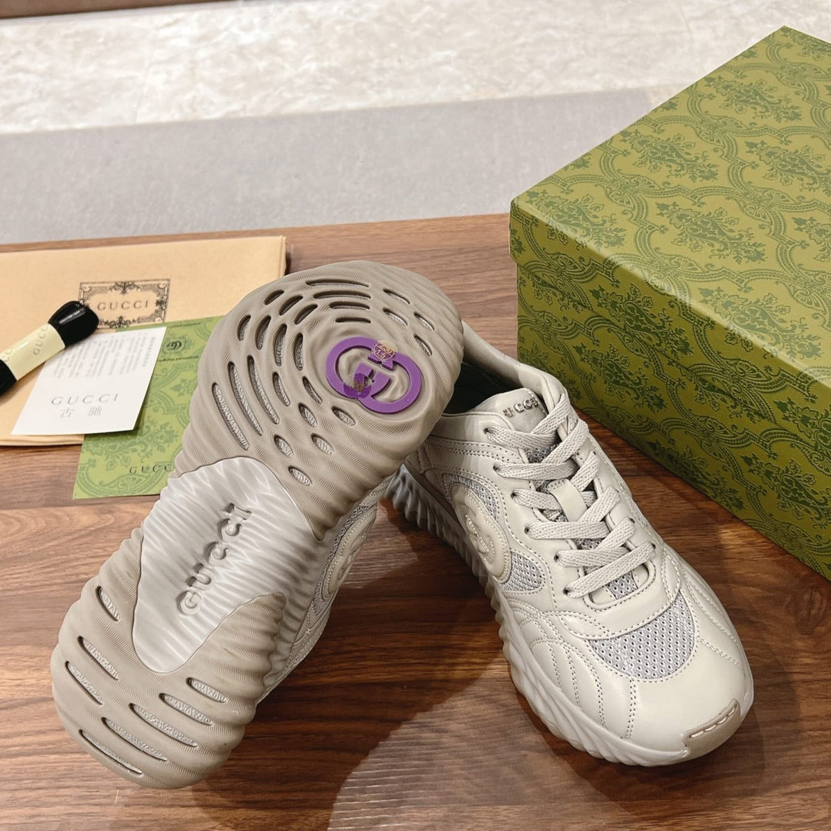 Gucci Ripple Sneaker Cloud Gray