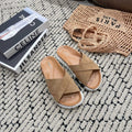 Hermes Infra Sandal Pink Nude Suede