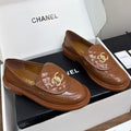 Chanel Moccasin 2.5 cm in Gingerbread Brown Premium Lambskin