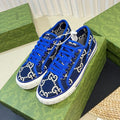 Gucci Tennis 1977 Ripstop Sneakers Blue Indigo Caro