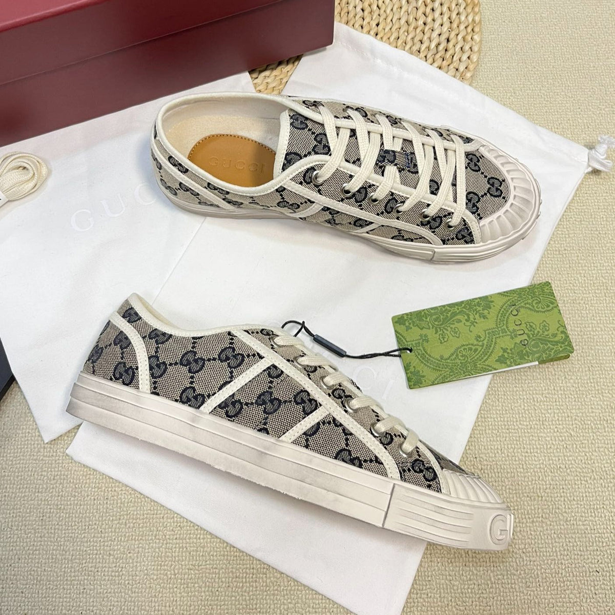 Gucci Sneaker Julio Canvas Sneakers Black Caro