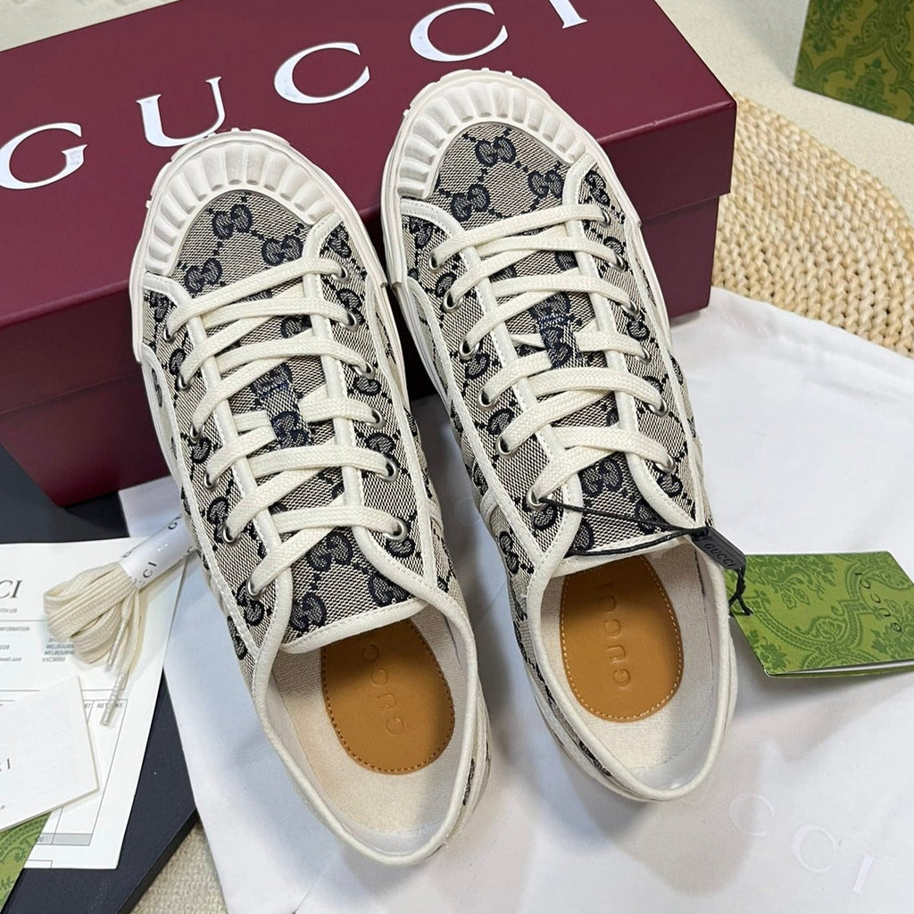 Gucci Sneaker Julio Canvas Sneakers Black Caro