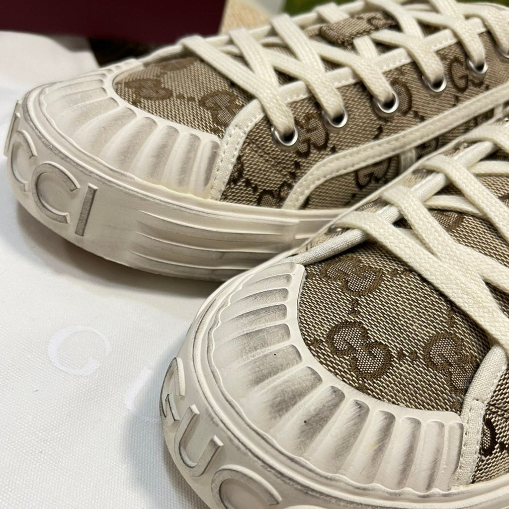 Gucci Sneaker Julio Canvas Sneakers Beige Caro