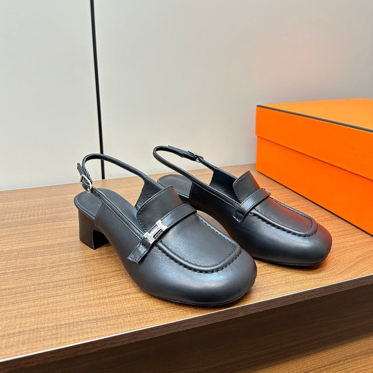 Hermes Infinie 50 Pump Black