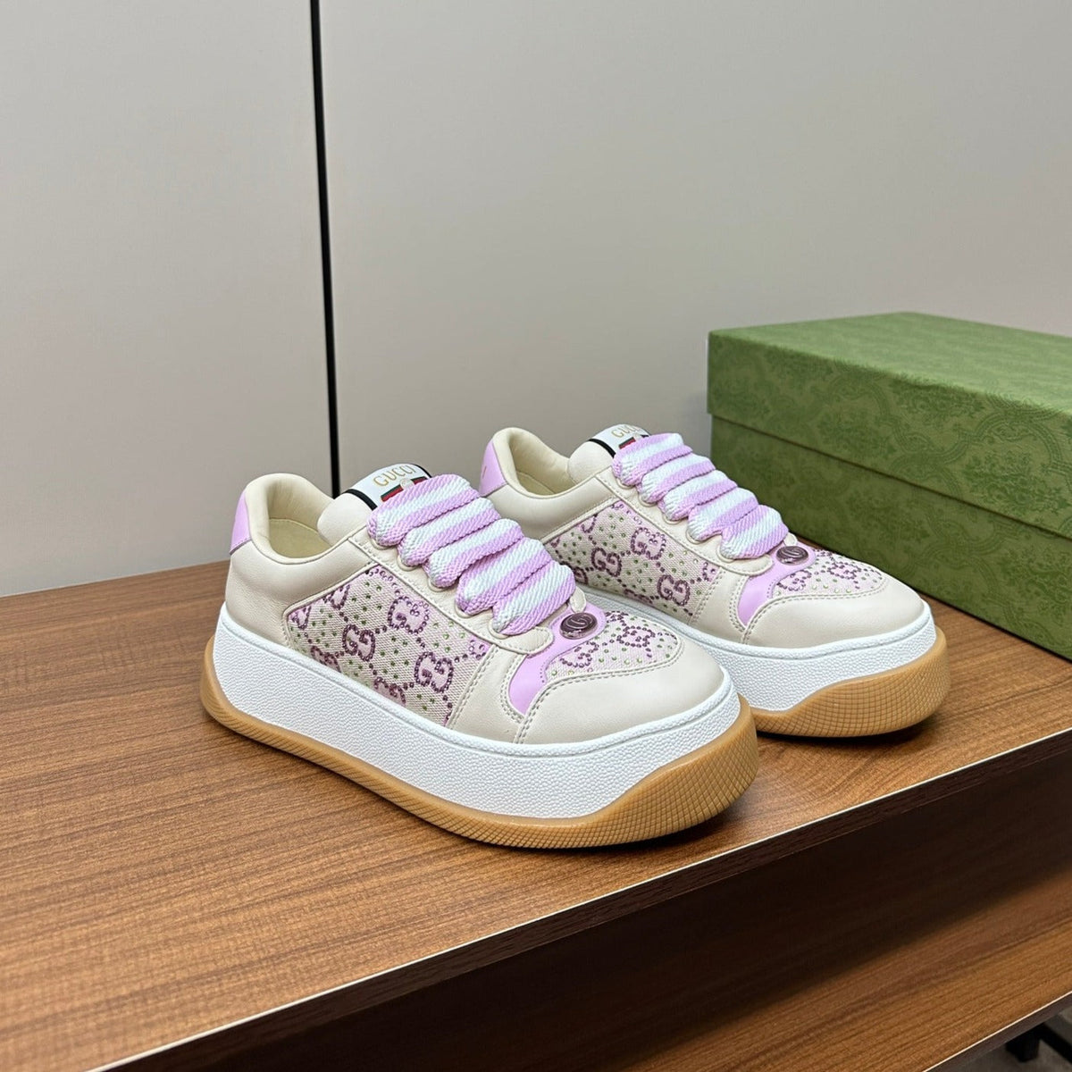 Gucci Screener Sneaker Pink Blush