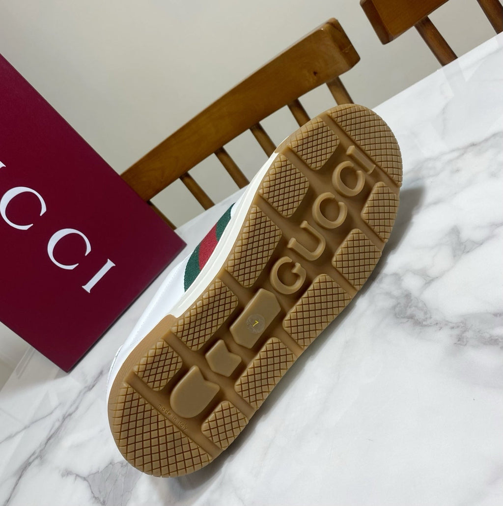 Gucci 26S Sneaker in White Calfskin