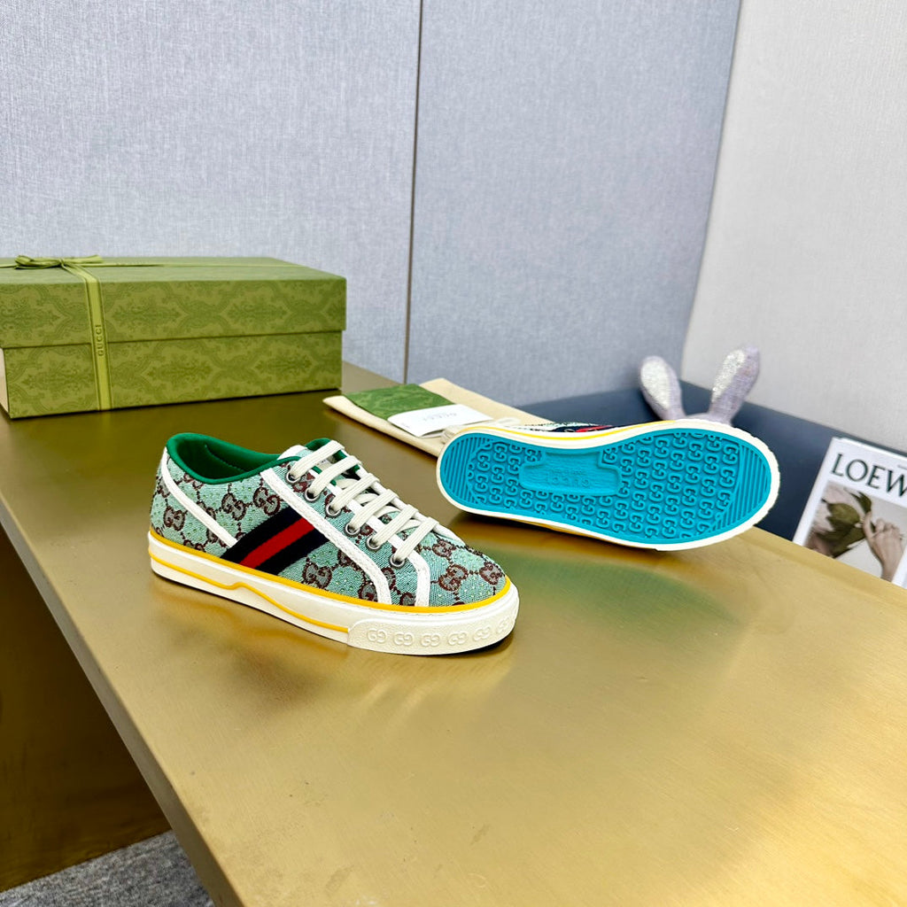 Gucci Tennis 1977 Trainer Fern Canvas