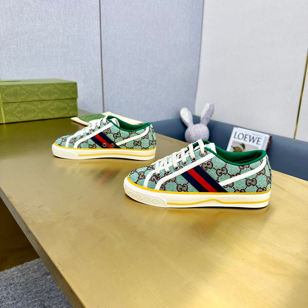 Gucci Tennis 1977 Trainer Fern Canvas