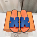 Hermes Izmir Sandal Light Orange Mix Lapis Lambskin