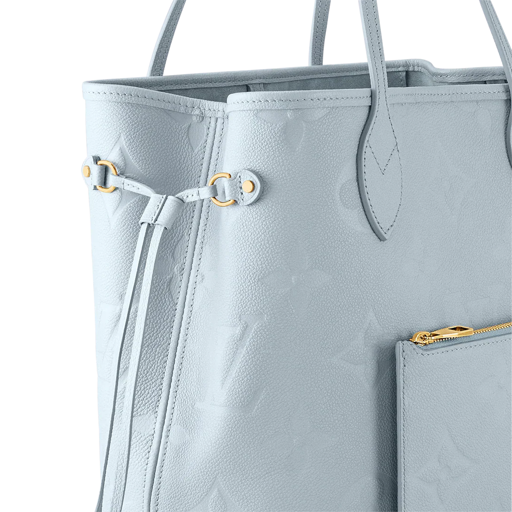 Louis Vuitton Neverfull MM Blue Hour Tote Bag
